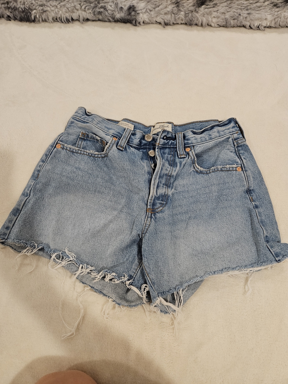 Universal Thread Light Blue Distressed Denim Cutoff Shorts